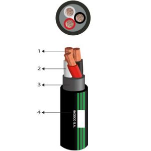 CABLE VULCANIZADO NMT-PC 2x10AWG 10053269 Indeco