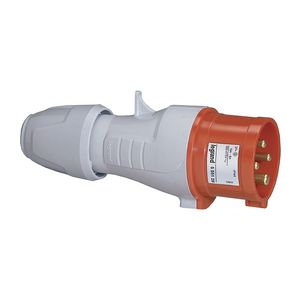 ENCHUFE AEREO 3P+T 16A 415VAC IP44 ROJO 6H P17 555128 Legrand