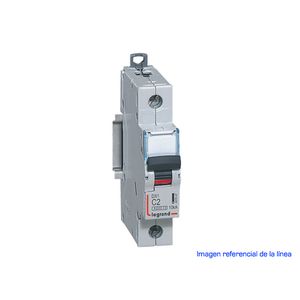 INTERRUPTOR TERMOMAGNETICO DIN DX3 6000 C50 , 1X50A, IEC 60947, 10KA/220VAC 407675 Legrand