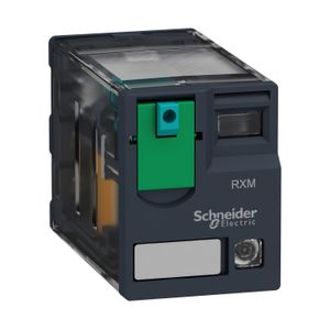 RELE MINIATURA RXM 8 PINES, 12A, 24VDC, C/LED RXM2AB2BD Schneider Electric